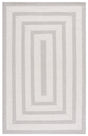 Safavieh Braided 800 4'-0" x 6'-0" Rug in Ivory / Grey