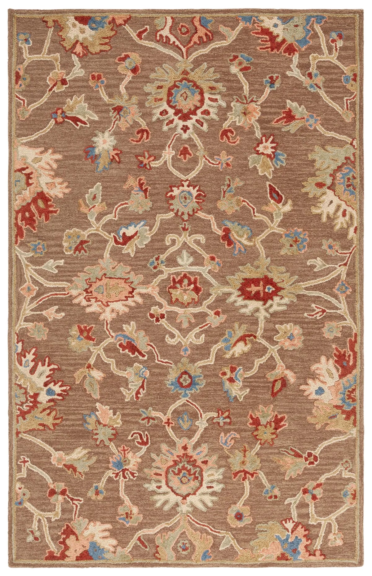 Safavieh Metro 4'-0" x 6'-0" Rug in Dark Brown / Beige