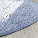 Safavieh Montauk 6'-0" x 6'-0" Rug in Ivory / Dark Blue