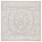 Safavieh Hanna 6'-7" x 6'-7" Rug in Taupe / Ivory