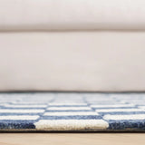 Safavieh Martha Stewart 4'-0" x 6'-0" Rug in Blue / Ivory