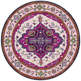 Safavieh Bellagio 5'-0" x 5'-0" Rug in Ivory / Pink