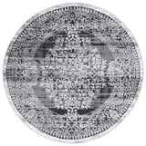 Safavieh Amelia 6'-7" x 6'-7" Rug in Charcoal / Grey