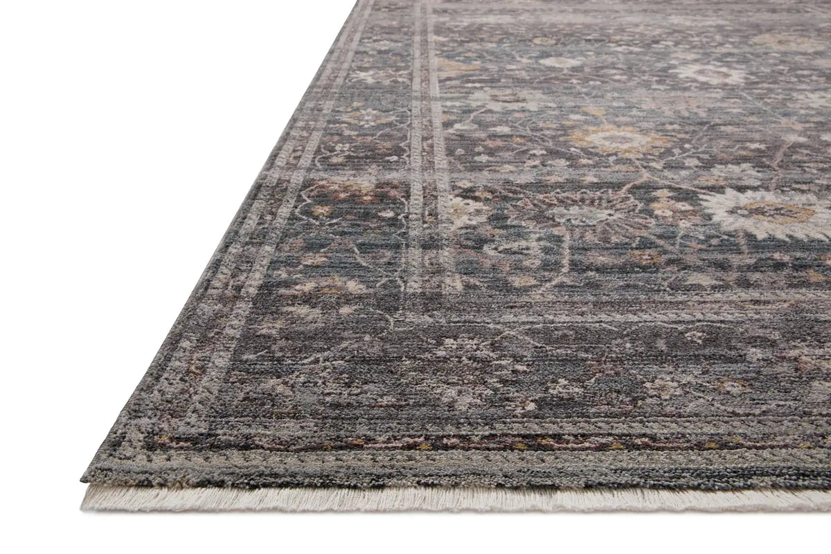 Loloi Lyra Lyr-04 Ink/Multi Rug - rug corner
