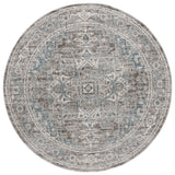 Safavieh Vintage Tabriz 6'-7" x 6'-7" Rug in Grey / Blue