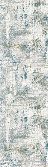 Dynamic Rugs Quartz 27050 Ivory / Blue Rugs - Runner