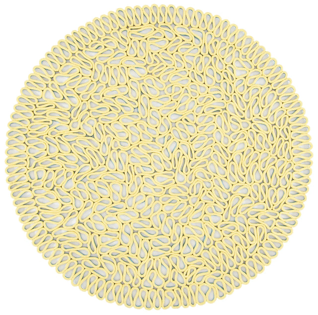 Safavieh Novelty 5'-0" x 5'-0" Rug in Yellow / Blue
