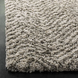 Safavieh Hudson Shag 5'-1" x 7'-6" Rug in Ivory / Grey