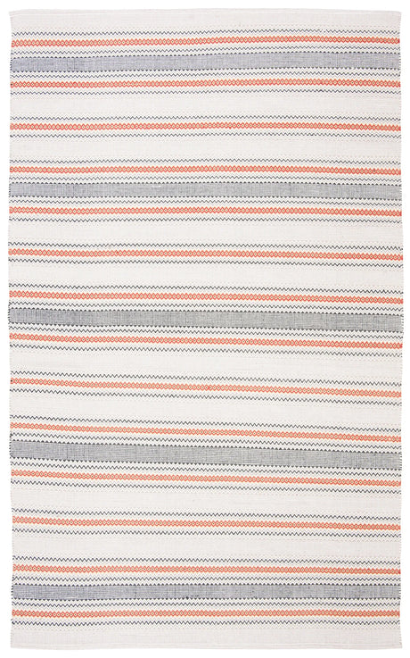 Safavieh Montauk 4'-0" x 6'-0" Rug in Red / Beige