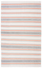 Safavieh Montauk 4'-0" x 6'-0" Rug in Red / Beige