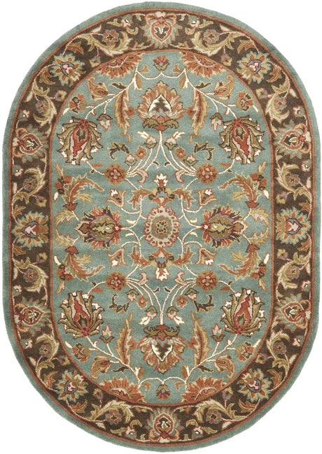 Safavieh Heritage 4'-6" x 6'-6" Rug in Blue / Brown