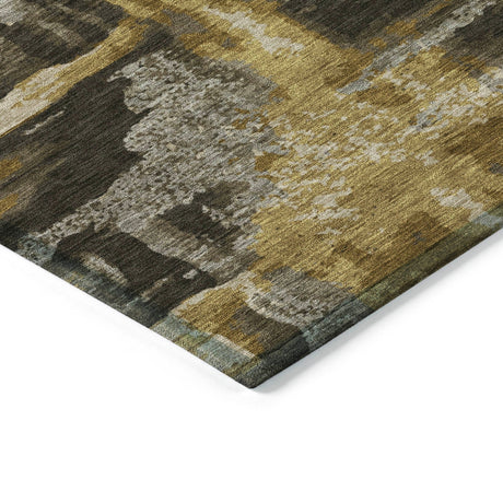 Addison Chantille ACN2015 Abstract Machine Made Transitional Coffee Rug