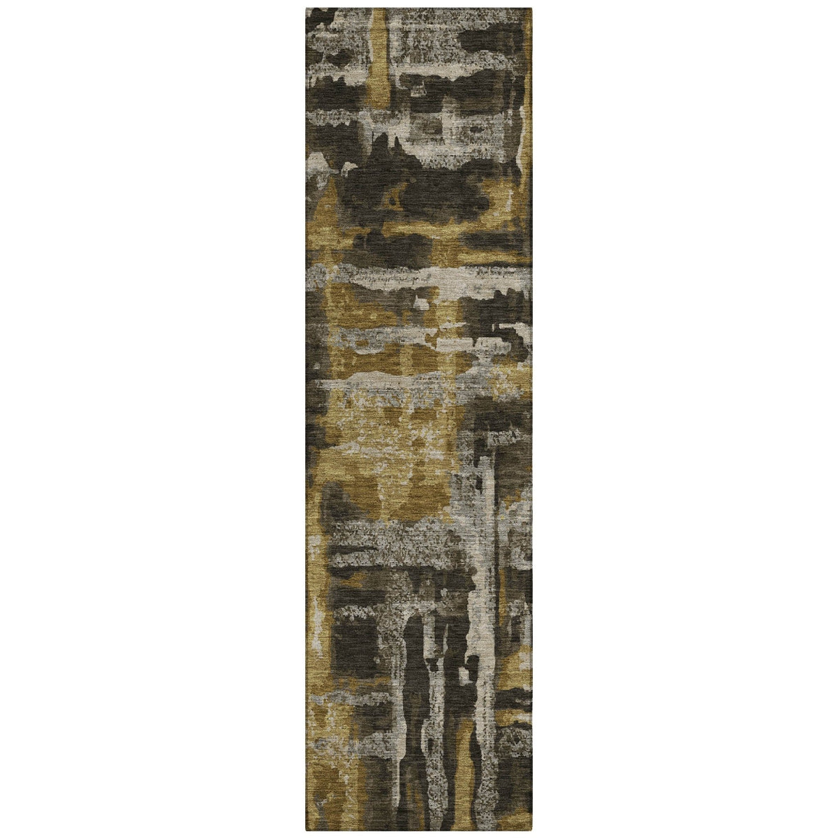 Addison Chantille ACN2015 Abstract Machine Made Transitional Coffee Rug