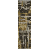 Addison Chantille ACN2015 Abstract Machine Made Transitional Coffee Rug