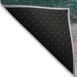 Addison Chantille ACN2016 Abstract Machine Made Transitional Green Rug