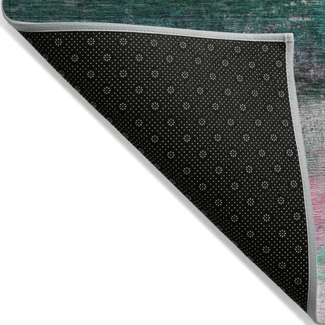 Addison Chantille ACN2016 Abstract Machine Made Transitional Green Rug