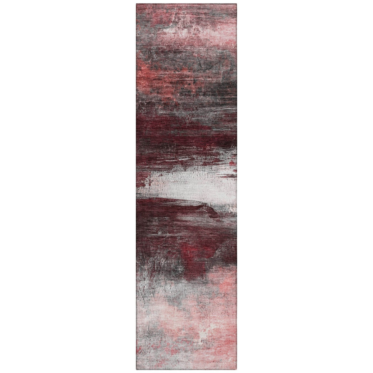 Addison Chantille ACN2016 Abstract Machine Made Transitional Merlot Rug