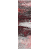 Addison Chantille ACN2016 Abstract Machine Made Transitional Merlot Rug
