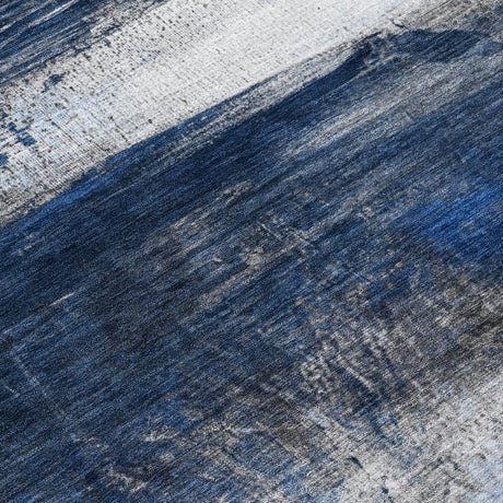 Addison Chantille ACN2016 Abstract Machine Made Transitional Navy Rug