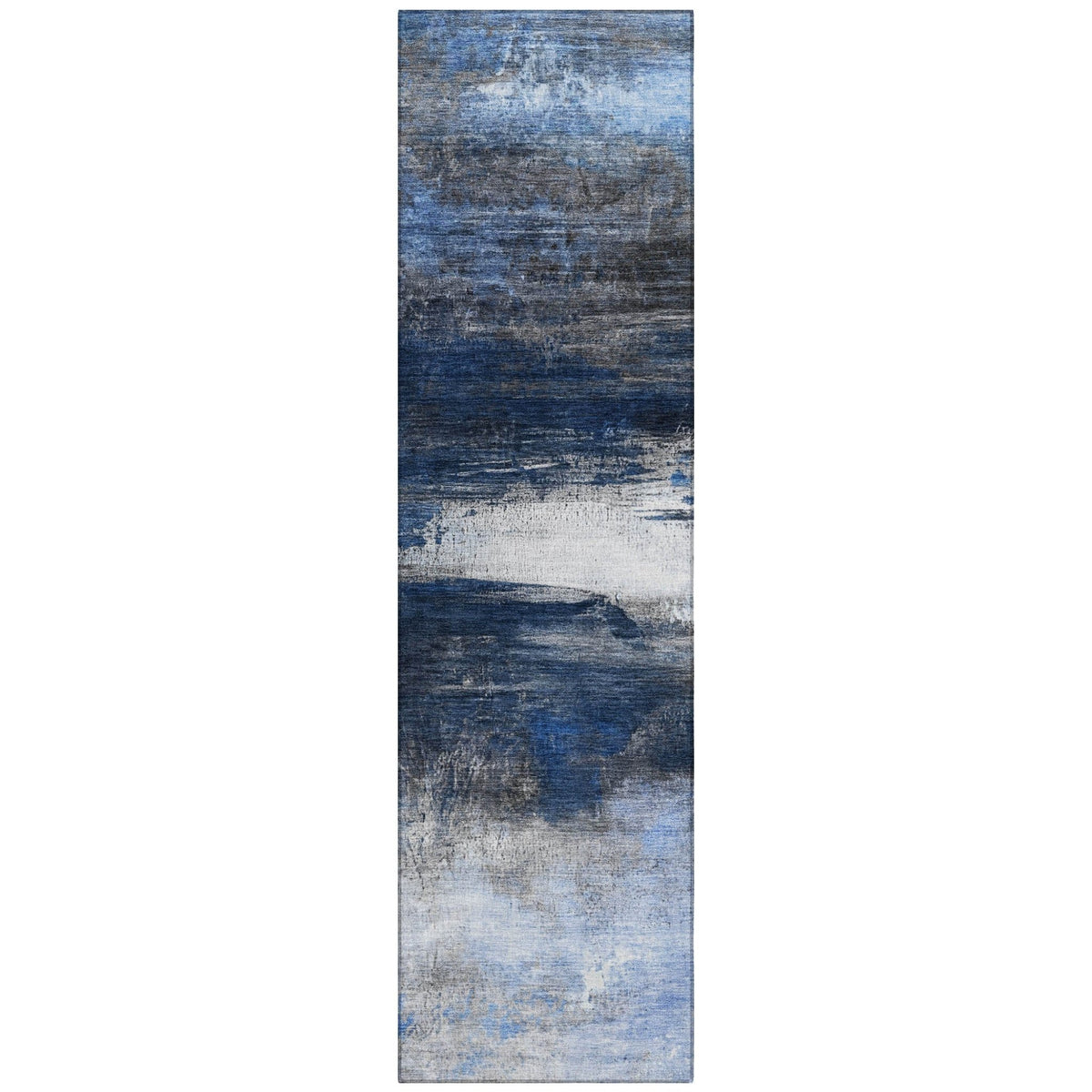Addison Chantille ACN2016 Abstract Machine Made Transitional Navy Rug