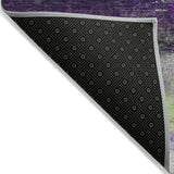 Addison Chantille ACN2016 Abstract Machine Made Transitional Purple Rug