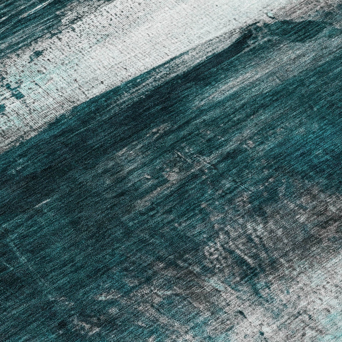 Addison Chantille ACN2016 Abstract Machine Made Transitional Teal Rug