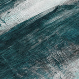 Addison Chantille ACN2016 Abstract Machine Made Transitional Teal Rug