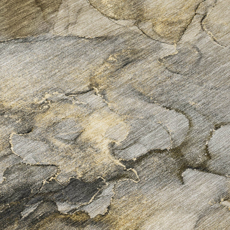 Addison Chantille ACN2018 Abstract Machine Made Transitional Pewter Rug
