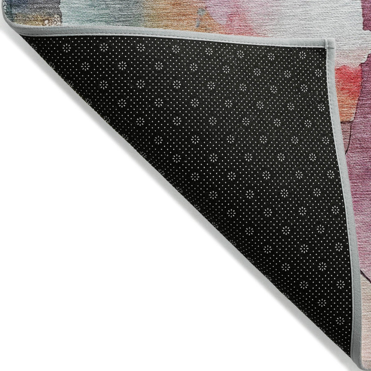 Addison Chantille ACN2019 Abstract Machine Made Transitional Blush Rug