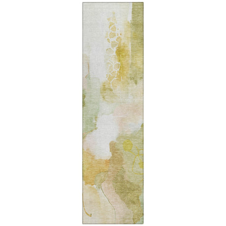 Addison Chantille ACN2019 Abstract Machine Made Transitional Fern Rug