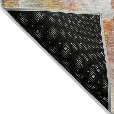 Addison Chantille ACN2019 Abstract Machine Made Transitional Mauve Rug