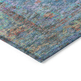Addison Chantille ACN2021 Border Machine Made Traditional Blue Rug