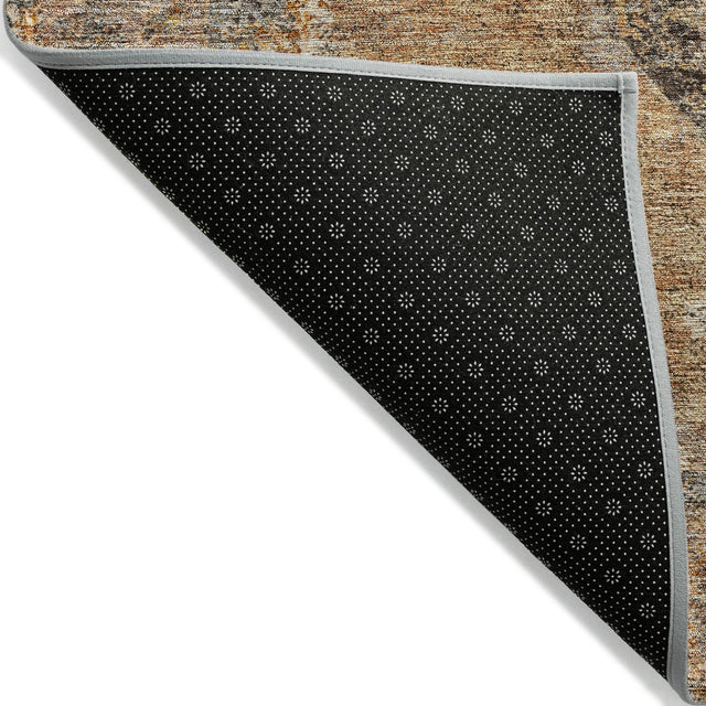 Addison Chantille ACN2021 Border Machine Made Traditional Copper Rug