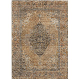 Addison Chantille ACN2021 Border Machine Made Traditional Copper Rug