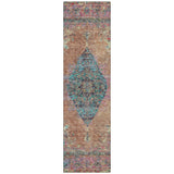 Addison Chantille ACN2021 Border Machine Made Traditional Orange Rug