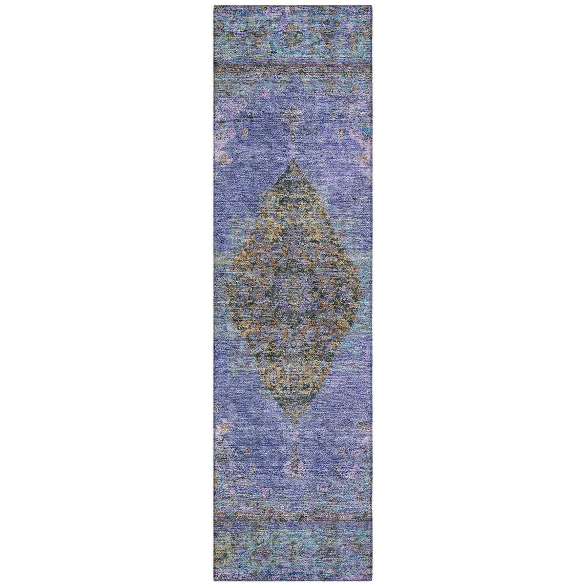 Addison Chantille ACN2021 Border Machine Made Traditional Purple Rug