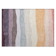 Addison Chantille ACN2023 Stripes Machine Made Transitional Orange Rug
