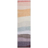 Addison Chantille ACN2023 Stripes Machine Made Transitional Orange Rug