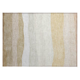 Addison Chantille ACN2023 Stripes Machine Made Transitional Wheat Rug