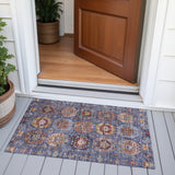 Addison Chantille ACN2024 Medallions Machine Made Traditional Denim Rug
