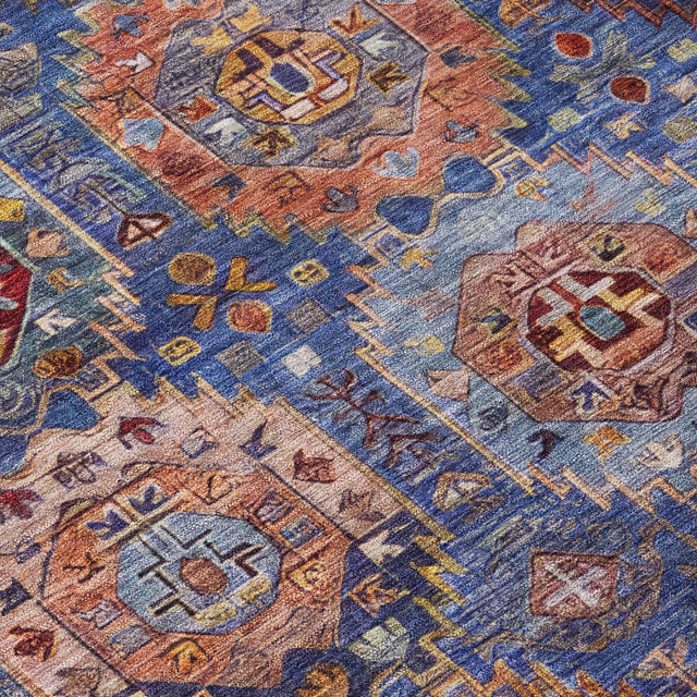 Addison Chantille ACN2024 Medallions Machine Made Traditional Denim Rug