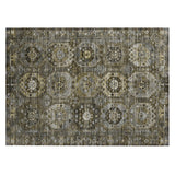 Addison Chantille ACN2024 Medallions Machine Made Traditional Mocha Rug
