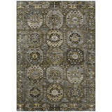 Addison Chantille ACN2024 Medallions Machine Made Traditional Mocha Rug