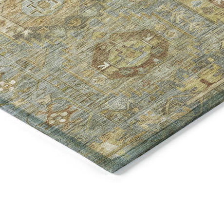 Addison Chantille ACN2024 Medallions Machine Made Traditional Sage Rug