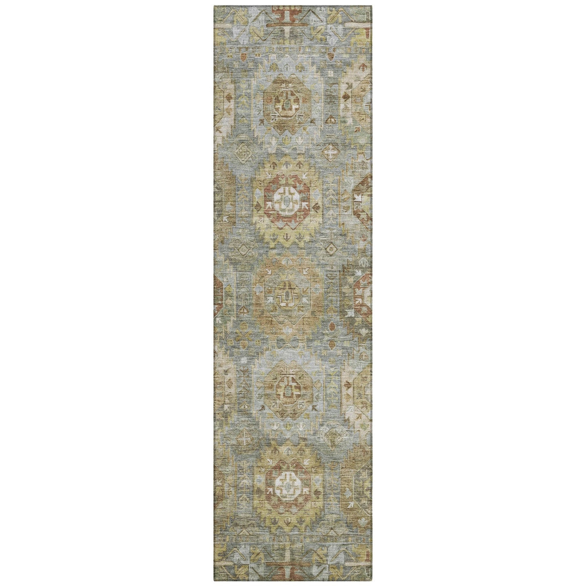 Addison Chantille ACN2024 Medallions Machine Made Traditional Sage Rug