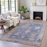 Addison Chantille ACN2025 Global Machine Made Traditional Blue Rug