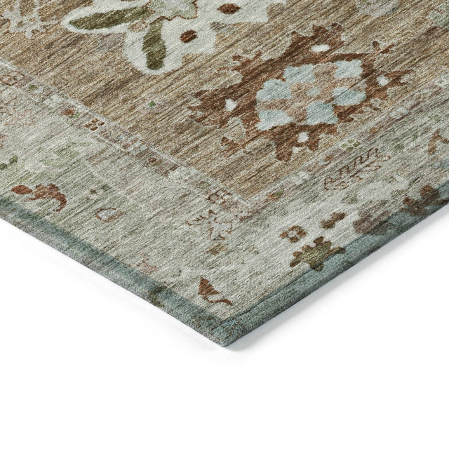 Addison Chantille ACN2025 Global Machine Made Traditional Brown Rug