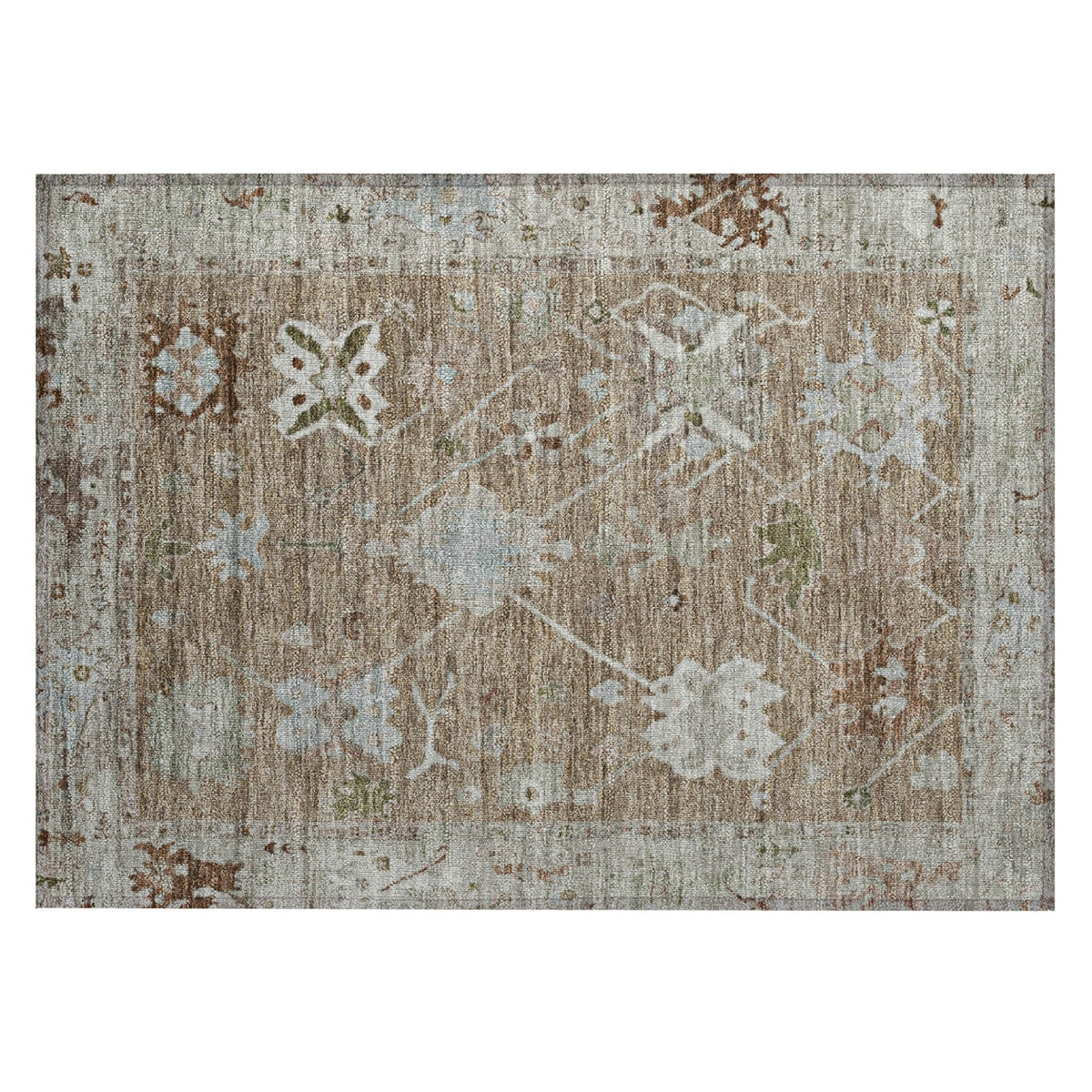 Addison Chantille ACN2025 Global Machine Made Traditional Brown Rug