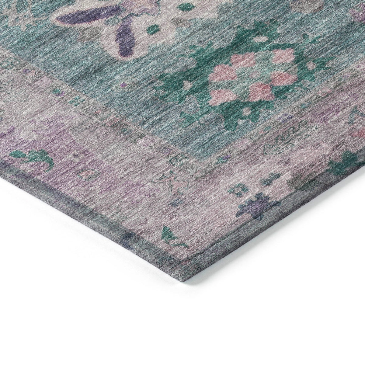 Addison Chantille ACN2025 Global Machine Made Traditional Green Rug