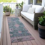 Addison Chantille ACN2025 Global Machine Made Traditional Green Rug